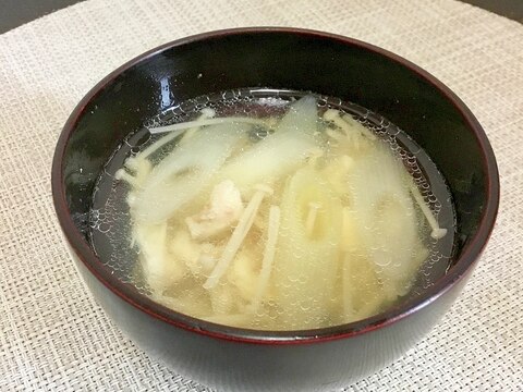 鯛のスープ　アラを使って